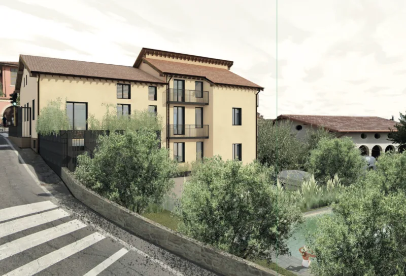 Spacious four-room apartment on the ground floor in a new building, Polpenazze del Garda