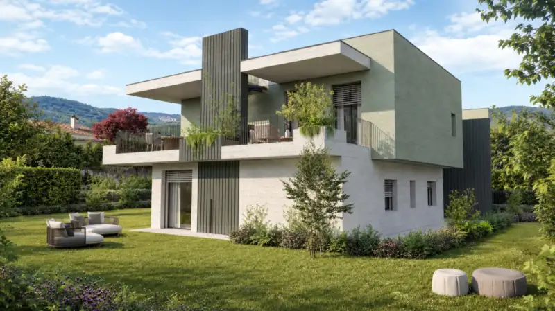Neubau-Vierzimmerwohnung im Erdgeschoss mit Garten in Nago, Nago-Torbole, Nago Torbole
