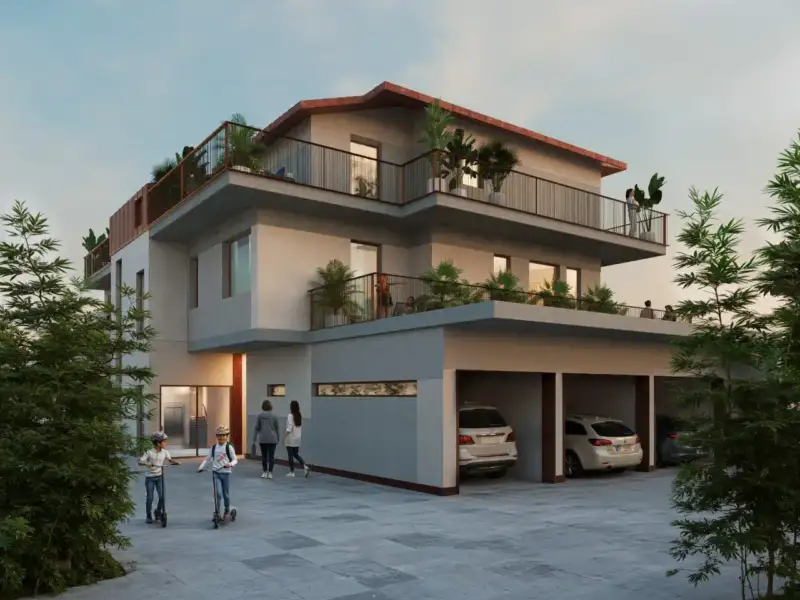 Neue Dreizimmerwohnung in Residenz mit Schwimmbad in Salò, Salò