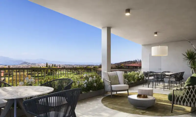 Neue Vierzimmerwohnung mit großer Terrasse in Polpenazze del Garda, Polpenazze del Garda